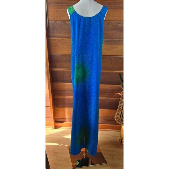 Indian Tropical Vintage Beach Wrap Maxi Dress Free Size Boho Hawaiian Vacation - Picture 5 of 11